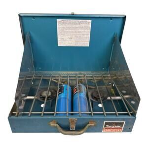 Vintage Rare Turner 2-burner Propane Gas Stove Model LP-2000 Campstove